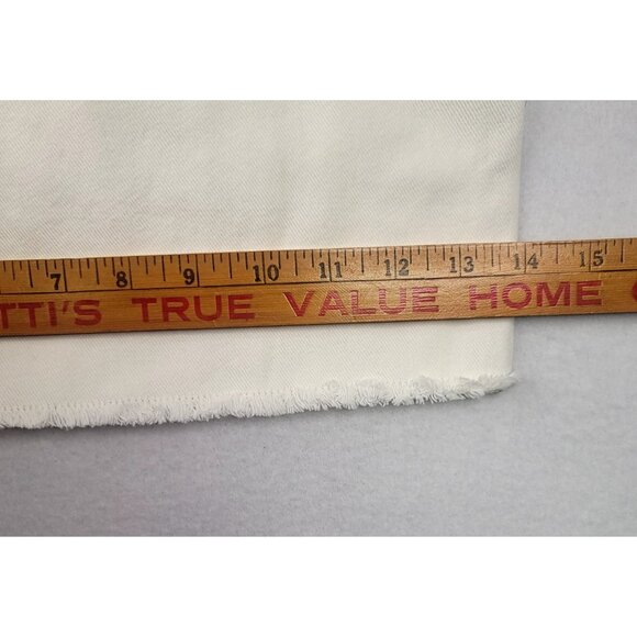 Future Collective Jenny K. Lopez Womens Straight Leg Cream Jeans Size 24 - Picture 9 of 9